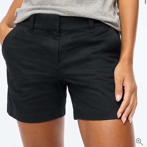 J Crew 5" classic chino short Black size 10 - Picture 3 of 14